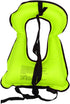 Inflatable Snorkel Vest, Adult Snorkeling Jackets for Free Diving, Safety Load Up to 220 lbs