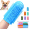 Sarnxgr 6Pcs Silicone Dog Toothbrush,360 Dog Tooth Brushing Kit,Finger Toothbrush,Cat Tooth Brush,Teeth Cleaning,Dogs