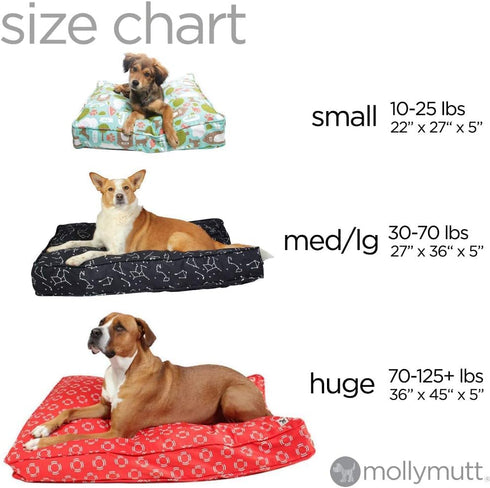 Molly Mutt Indoor/Outdoor Dog Duvet Cover - Gorgeous Beasts - 27"x36"x5" - 100% Cotton Canvas, Durable, Machine Washable
