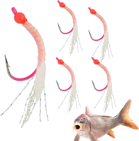 Generic Set 1.77 Inches Fishing Lure - Artificial Reflective Tail Bait - Reflective Tail Fishing Lures for Bass
