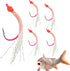 Generic Set 1.77 Inches Fishing Lure - Artificial Reflective Tail Bait - Reflective Tail Fishing Lures for Bass