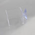 Crapelles 4 Pcs Mini Insect Water Dish, Transparent Plastic Small Reptile Feeding Feeder for Crickets and Worms