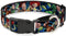 Buckle-Down Dog Collar Martingale - Toy Story Characters Running2 Denim Rays, 1.0 Inch Wide, Fits 9 to 15 Inches