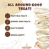 Amazing Dog Treats - Whole Full Size Lamb Ears (50 Pcs/Pack) - Natural Rawhide Alternative Dog Chews
