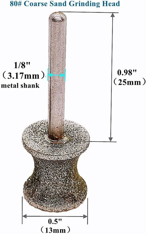 MMoon-L&F Diamond Nail Grinder Bits for Rotary Tool, Pet Nail Trimmer Tools for Professional Grooming