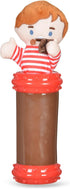Willy Wonka for Pets Augustus Gloop Plush Toy in Textured Tube | Squeaky Dog Toys, Luxury Pet Plush