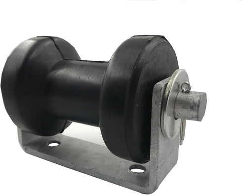 4" 2" -2-1/2" Boat Trailer Spool Stationary Keel Base Roller Bracket Assembly for Trailer Tongue Frame
