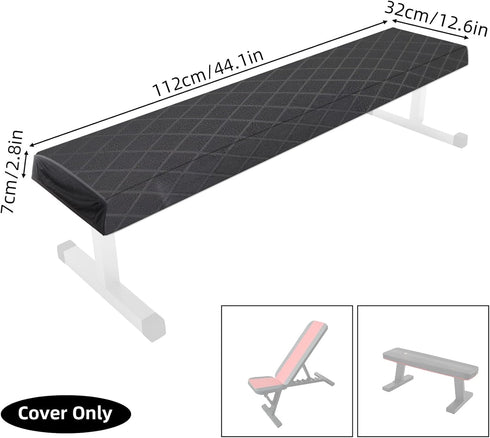 Klmnop Weight Bench Cover, Dustproof Scratch-Resistant Workout Bench Cover Protect from Pets, Protection for Adjustable