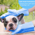 Pet Washing Gloves - Gentle Silicone Dog Bath Shampoo Shower Brush Grooming Mitts, Waterproof, Massaging Rubber Scrubber