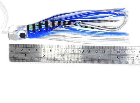 Set of 6 pcs Trolling Lure for Big Game Fishing - 9 inch / 7 inch / 6.5 inch Marlin Tuna Dolphin Shark Lures with Mesh