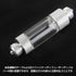 Aluminum Alloy in-line CO2 Bubble Counter with Check Valve Carbon Dioxide Bubble Counter CO2 Addition Aquarium Aquaculture Plant Aquarium for Water Tank (Double Head)