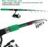 Telescopic Fishing Pole Reel Combo, Ultralight Fishing Rod Spinning Reel with Tackle Bag