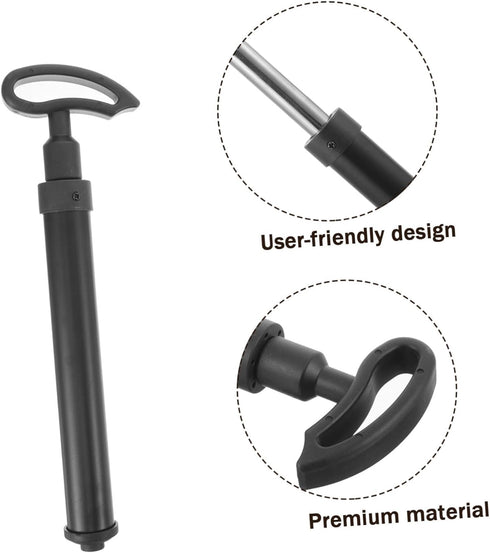 Kisangel 1Set Basketball Air Pump, Mini Hand Pump with Inflator Ball Needle for Bicycle Tires and Sports Balls