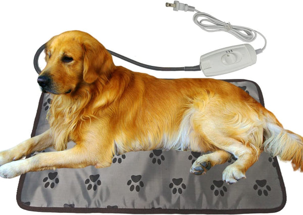 Indoor Dog Heating Pad for Large Dogs, Waterproof Pet Heated Mat, Easy Clean, Cat Heating Pad for Outdoor Dog House