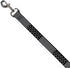 Dog Leash Americana Stars Stripes2 Black White 4 Feet Long 1.0 Inch Wide