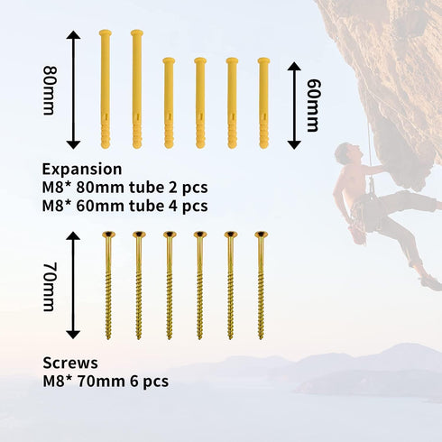 Wooden Hangboard for Climbers - Strength Training Grip Exerciser