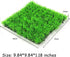 kathson 3 PCS Artificial Plastic Grass Mat Decorations for Freshwater, Saltwater Tropical Fish Tank Decor
