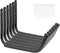 Garage Storage Heavy Duty Hooks, 15 Inch Jumbo Arm Kayak Rack, 6 Pack Wall Mount Canoe Hangers