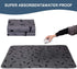 Washable Dog Pee Pads with Free Grooming Gloves, Non Slip Mats for Potty Training, Reusable Puppy Pads