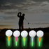 KOFULL 24 Pack Rubber Golf Tees, Glow in The Dark, 3 1/4 or 2 3/4 for Indoor Outdoor Training