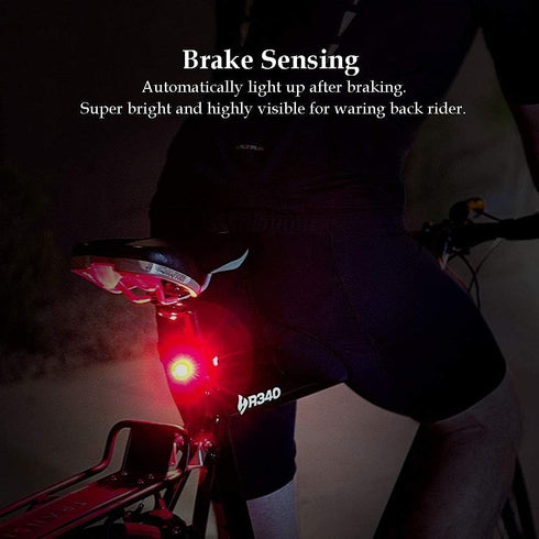 G Keni Smart Anti-Theft Bike Alarm, Rechargeable Bike Tail Light, Electric Horn, Bike Finder with Remote