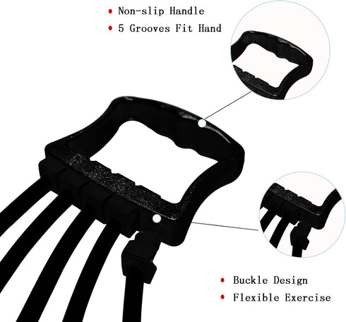 OVERNEWS Chest Expander, Spring Exercise Resistance Trainer for Home and Gym Workouts.