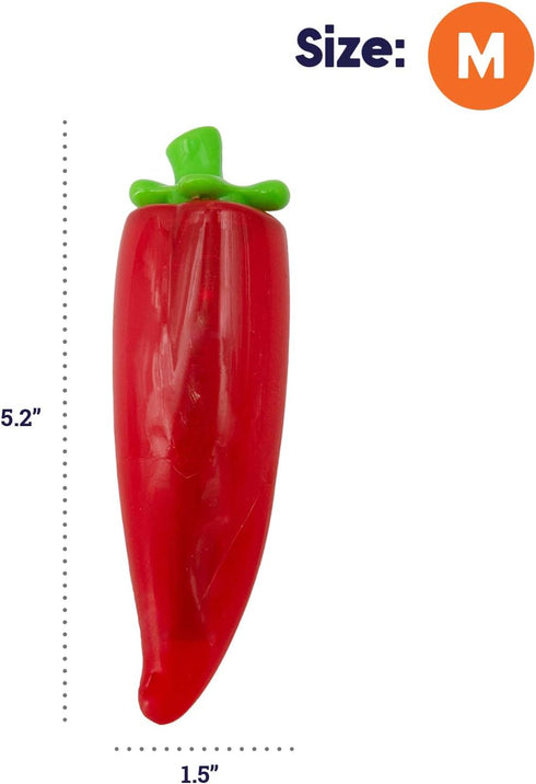 Crunch Veggies Pepper Dog Chew Toy, Medium by Petstages