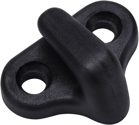 Kayak Lashing Hooks - 4pcs Nylon J Shape Hooks with Flat Head Screws for Kayak Canoe Paddle Board Rigging