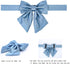 Lionet Paws Bowtie Dog Collar, Comfortable Silk Collar with Detachable Bow Tie for Medium Dogs, Neck 13.5-22 Inches