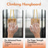 WRIST FIGHT Set Portable Beech Wood Fingerboard Climbing Hangboard Dual-Pocket Grip Blocks for Finger & Forearm