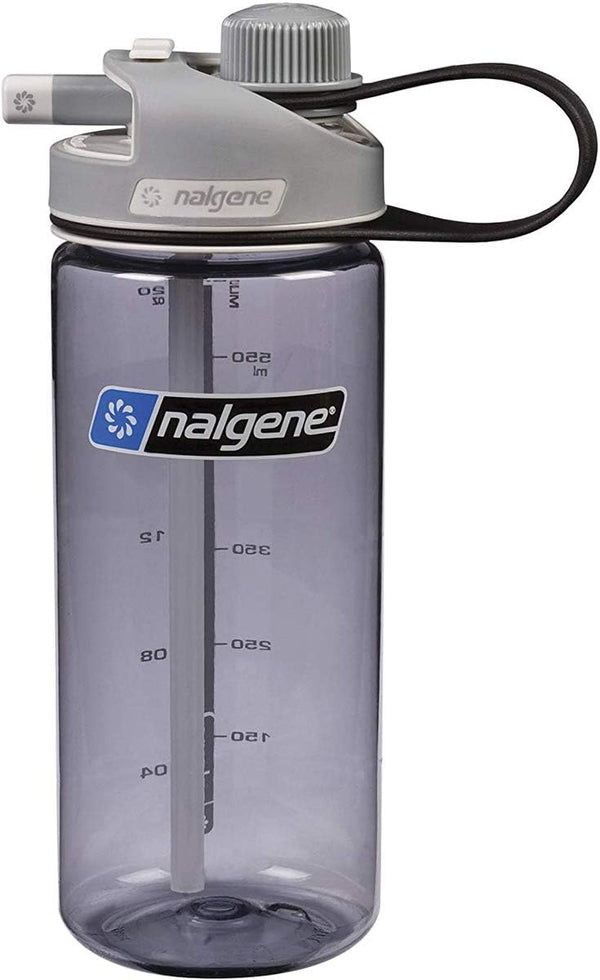 Nalgene Tritan 20oz MultiDrink BPA-Free Water Bottle, Blue