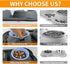 Dog Bowls Stainless Steel Slow Feeder Set with Silicone Mat, 100% Waterproof BPA Free No-Spill Pet Feeder Water Bowls