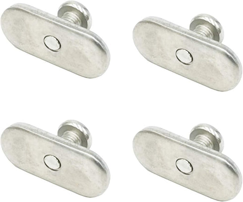M6x10 Rail Track Screws Track Nuts Hardware Gear Mounting Replacement Kit for Kayak Canoes, 4 Pack