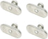 M6x10 Rail Track Screws Track Nuts Hardware Gear Mounting Replacement Kit for Kayak Canoes, 4 Pack