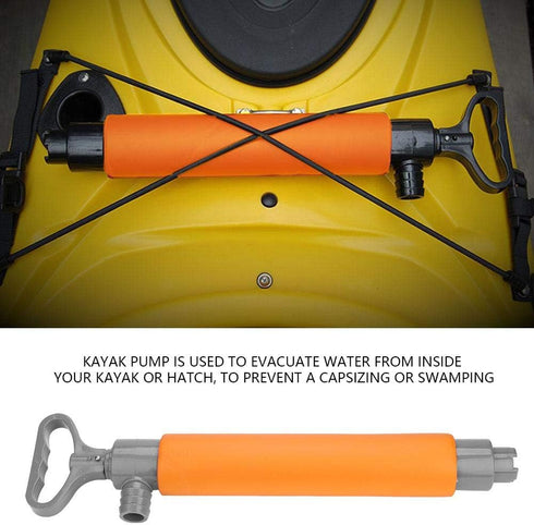 Portable Kayak Bilge Pump - Emergency Hand Pump for Outdoor Survival, Floating Bilge Water Pump