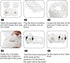 MILIFUN Elevated Tilted Cat Food Bowls, Anti Vomiting Orthopedic Bowls for Puppy and Bunny