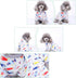 2-Pack Pet Clothes Puppy Cute Pajamas - Cotton Rompers for Dogs, Cats Jumpsuits, Plane & Giraffe, XL