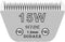 15W Detachable Dog Grooming Wide Blades, Compatible with Andis, Oster A5, Wahl KM10 Series Clippers, Cut Length 3/64”