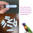 8 Pcs Small Bird Removable Transparent Bowl, Parrot Food Feeder with Small Food Cups for Canary Finch Parrot Small