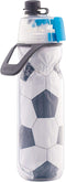 O2COOL Mist 'N Sip Misting Water Bottle, 2-in-1 Mist And Sip Function, 20 oz (Soccer)