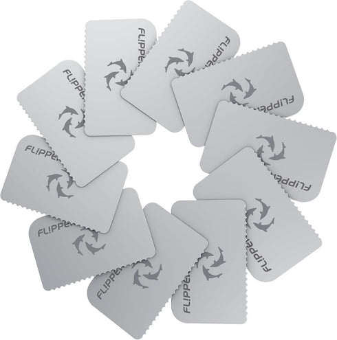 FL!PPER Flipper Platinum Aquarium Scraper Replacement Blades, 10 Pack for Glass & Acrylic Tanks