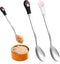 QfwdfcTrenz 2 Pcs Dog Cat Spoon Wet Food Storage Pet Feeder Small Spoon