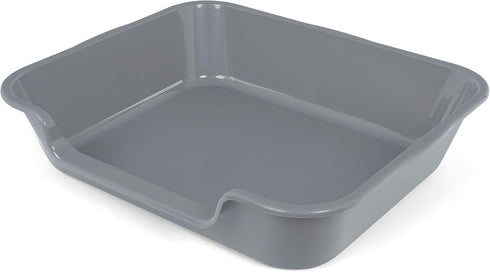 Ying Tutu 1 Pack of Extra Large Cat Litter Box (ABS Material), Low Entry