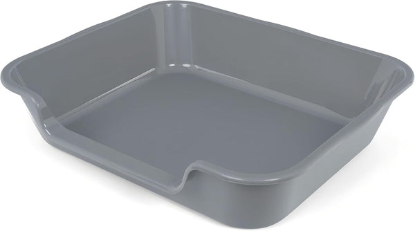 Ying Tutu 1 Pack of Extra Large Cat Litter Box (ABS Material), Low Entry