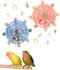 Goodlifebird 2 Pcs Bird Toys for Parakeets, Budgie Toys, Spinning Wheel Parrot Toys,
