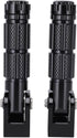 Foot Pegs for Super 73, CNC Bracket Foot Rest Pedals for Bike Super 73 S1/S2/RX (Black)