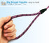 1/5", 1/3" Rope Dog Leash 6 Foot, Lightweight Sturdy Leash for Small Medium Dogs and Cats (1/3'' x 6 FT, Pink)
