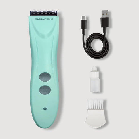 Trimmer, Cordless Pet Grooming Kit for Dogs & Cats, Quiet & Powerful Motor Paw & Face Lightweight Clipper, Dopamine