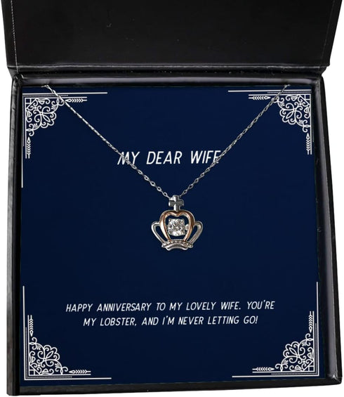 Generic Cute Wife Gifts, Happy Anniversary to My Lovely Wife. You're My Lobster,