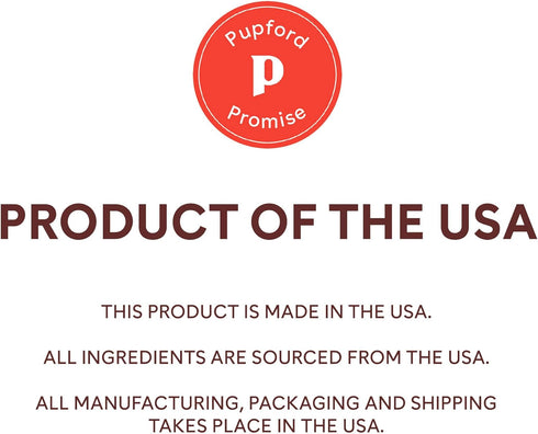 Pupford Crunchy Jerky Treats for Dogs & Puppies, Made in USA, Single Ingredient, No Fillers (Beef, 4 oz)